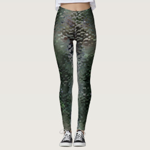 Showy scaly plaques floating over dark fund leggings