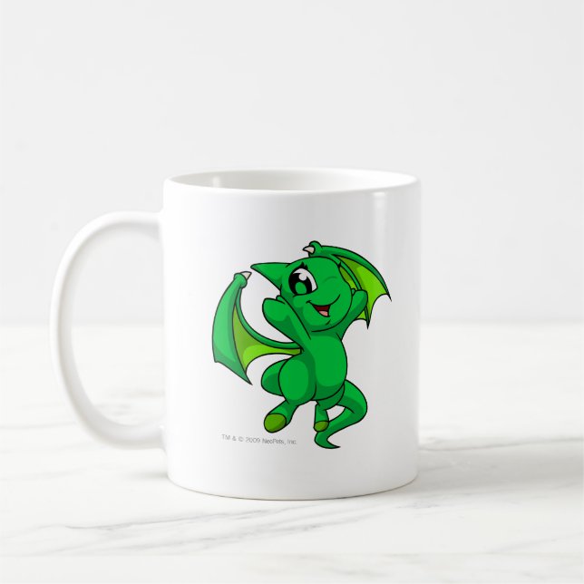 Shoyru Green Coffee Mug (Left)