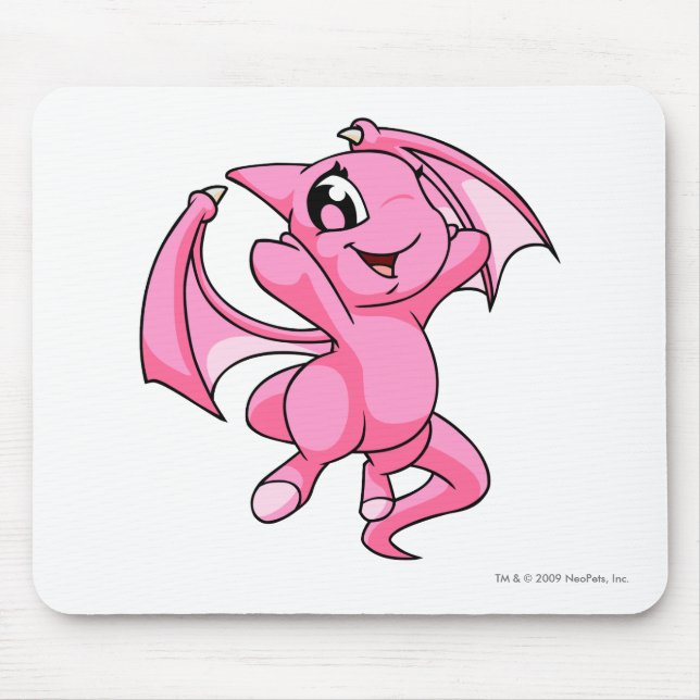 Shoyru Pink Mouse Pad (Front)