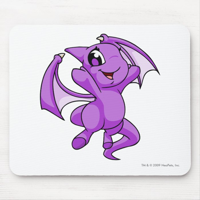 Shoyru Purple Mouse Pads