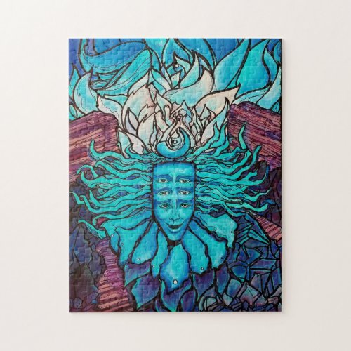 Shpongle Red Rocks Fanart Puzzle by SpaceCake