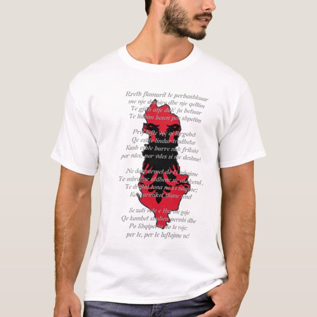 Shqiperia O sa mirë me qenë shqiptar T-Shirt (Front)