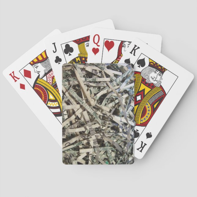Shreaded Money! Poker Cards (Back)