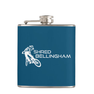 Shred Bellingham Washington Mountain Biking Flask