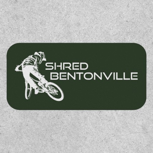 Shred Bentonville Arkansas Mountain Biking Patch