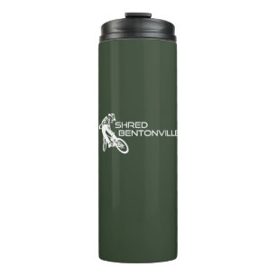 Shred Bentonville Arkansas Mountain Biking Thermal Tumbler