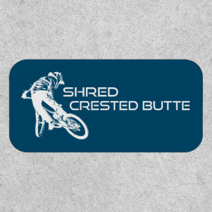 Shred Crested Butte Colorado Mountain Biking Patch