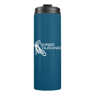 Shred Durango Colorado Mountain Biking Thermal Tumbler
