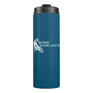 Shred Grand Junction Colorado Mountain Biking Thermal Tumbler