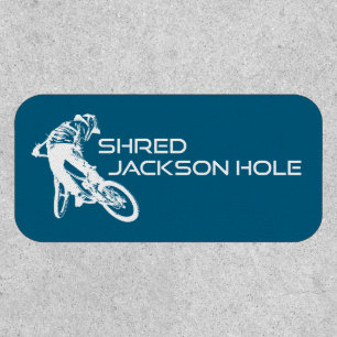 Shred Jackson Hole Wyoming Mountain Biking Patch
