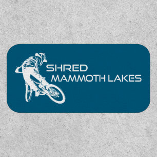 Shred Mammoth Lakes California Mountain Biking Patch