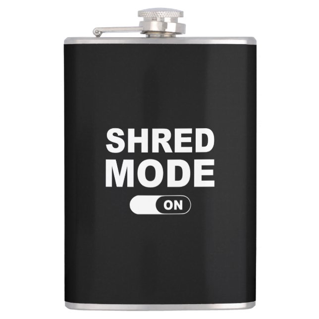 Shred Mode On Flask (Front)