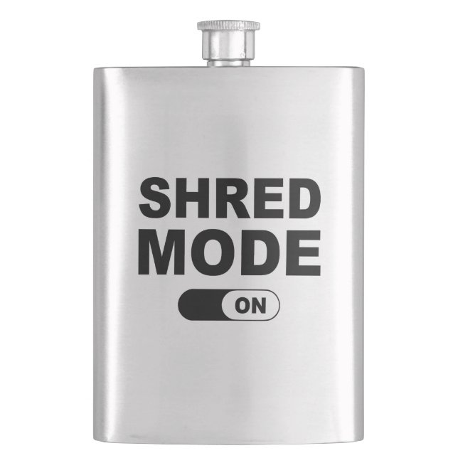 Shred Mode On Flask (Front)