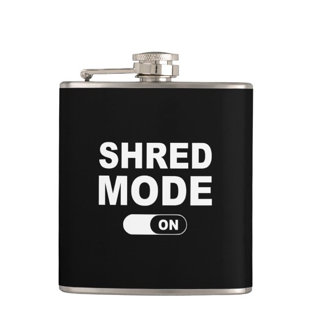 Shred Mode On Flask (Front)