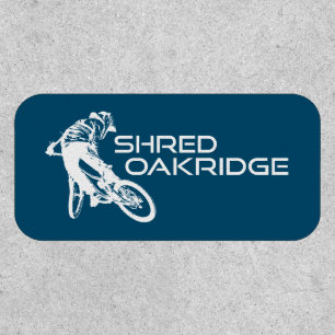 Shred Oakridge Oregon Mountain Biking Patch