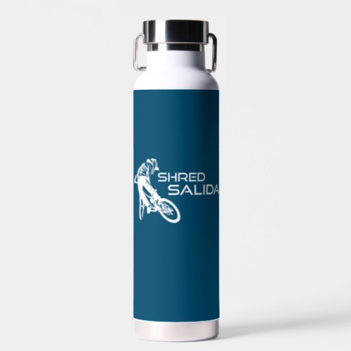 Shred Salida Colorado Mountain Biking Water Bottle