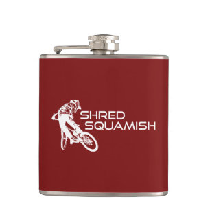 Shred Squamish Mountain Biking Flask