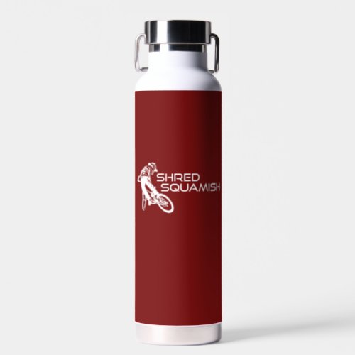 Shred Squamish Mountain Biking Water Bottle