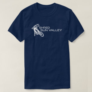 Shred Sun Valley Idaho Mountain Biking T-Shirt