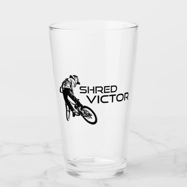 Shred Victor Idaho Mountain Biking Glass (Front)