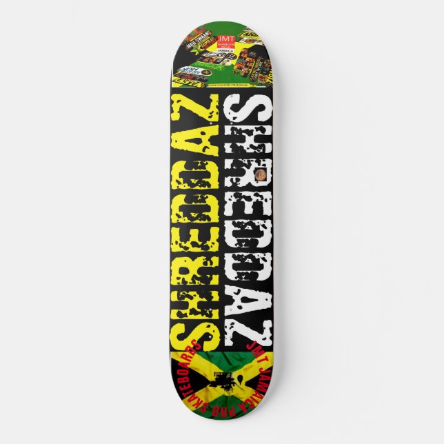 SHREDDAZ   8 1/4" Skateboard Deck (Front)