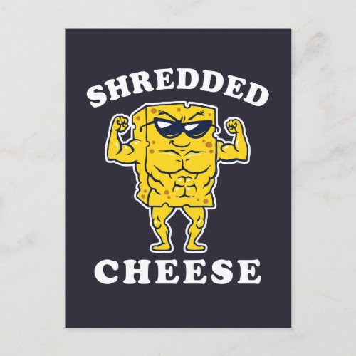 Shredded Cheese Postcard