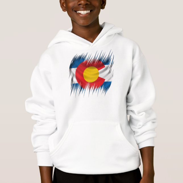 Shredded Colorado Hoodie (Front)