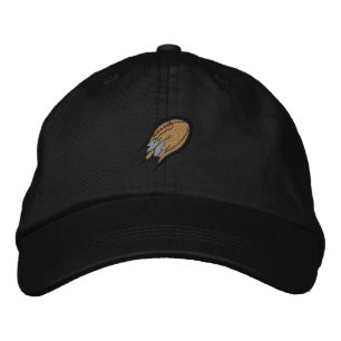 Shredded Football Embroidered Baseball Hat