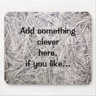 Shredded Paper Mouse Pad