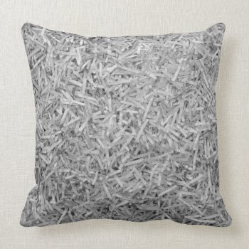 Shredded Papers Throw Pillow by Impactzone at Zazzle