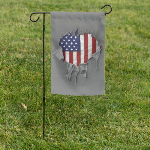 Shredded, Ripped and Torn American Flag
