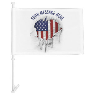 Shredded, Ripped and Torn American Flag