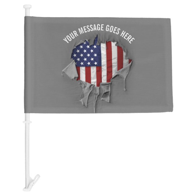 Shredded, Ripped and Torn American Flag (Front)
