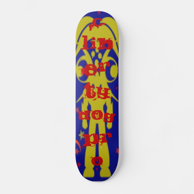 SHREDDER PRO PREMIUM ARGYLE MONSTER SKATEBOARD DECK (Front)