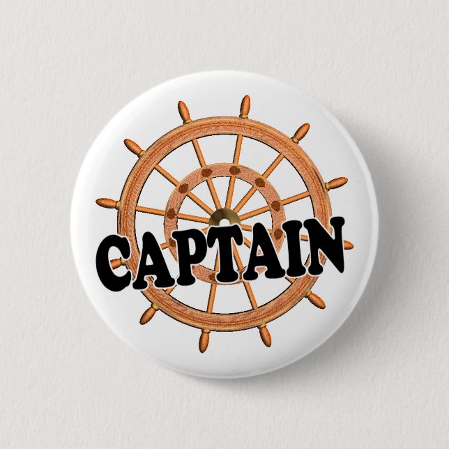 Shredders Captain Button (Front)