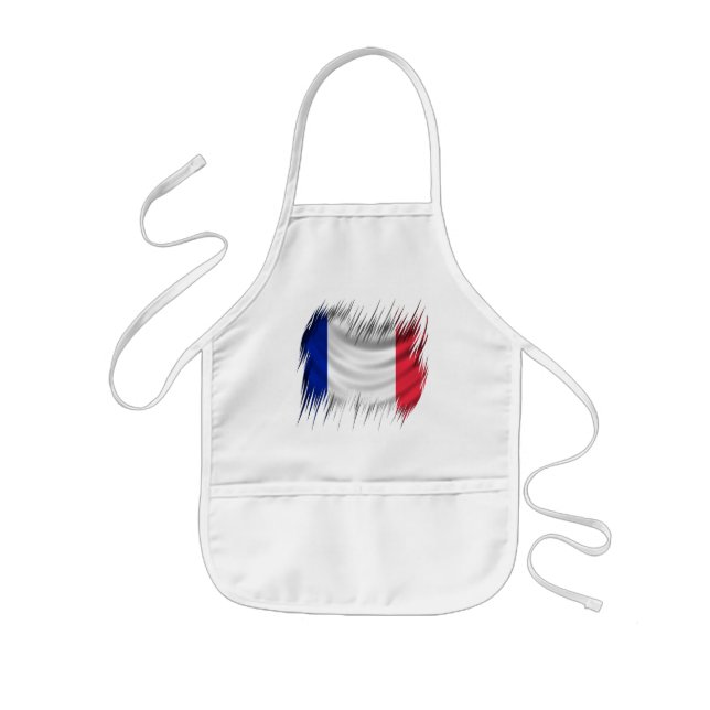 Shredders French Flag Kids' Apron (Front)