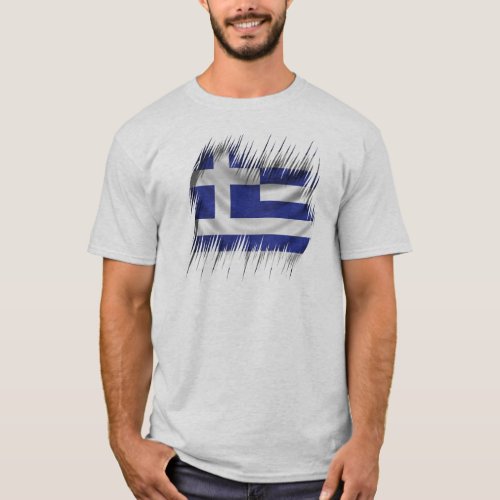 Shredders Greek Flag T_Shirt