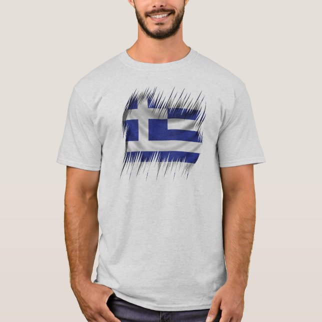 Shredders Greek Flag T-Shirt (Front)