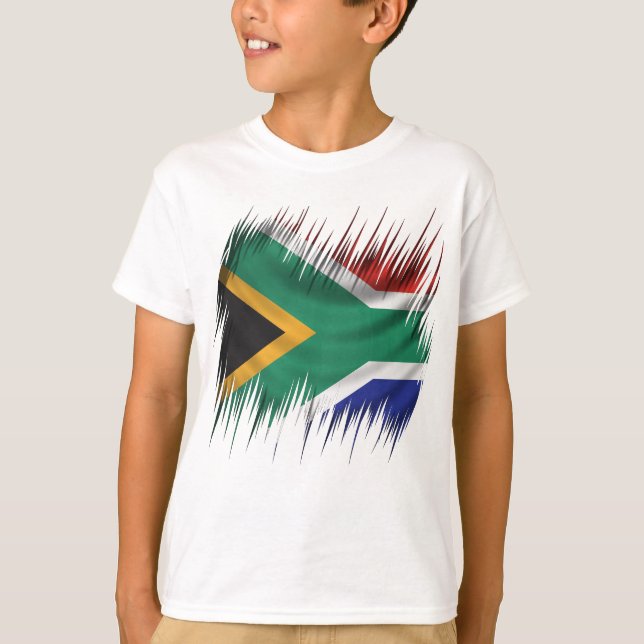 Shredders South Africa Flag T-Shirt (Front)