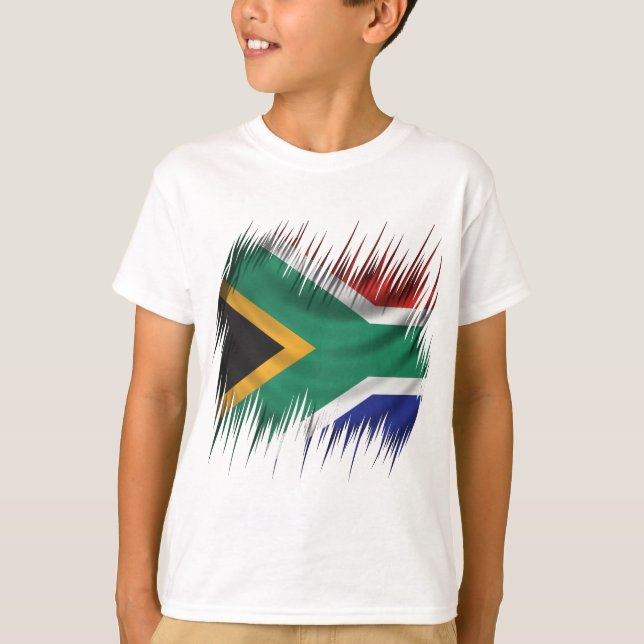 Shredders South Africa Flag T-Shirt (Front)