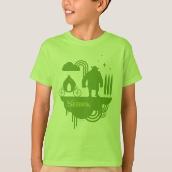 Shrek Fairy Tale Silhouette T-shirt by ShrekStore at Zazzle