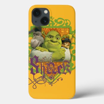 Shrek Group Crest Iphone 13 Case by ShrekStore at Zazzle