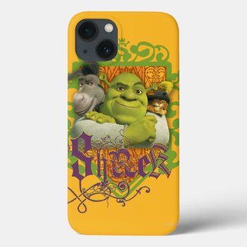 Shrek Group Crest Iphone 13 Case by ShrekStore at Zazzle