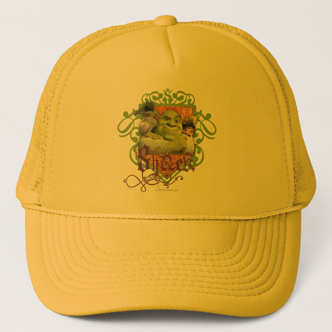 Shrek Group Crest Trucker Hat | Zazzle