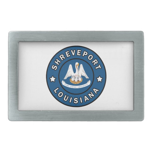 Shreveport Louisiana Belt Buckle (Front)