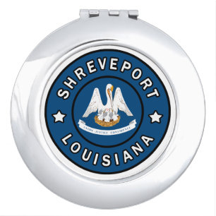 Shreveport Louisiana Compact Mirror