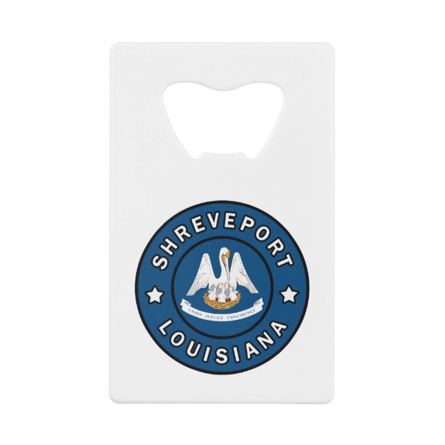 Shreveport Louisiana Credit Card Bottle Opener (Front)
