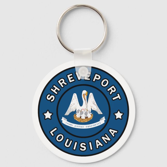 Shreveport Louisiana Keychain (Front)