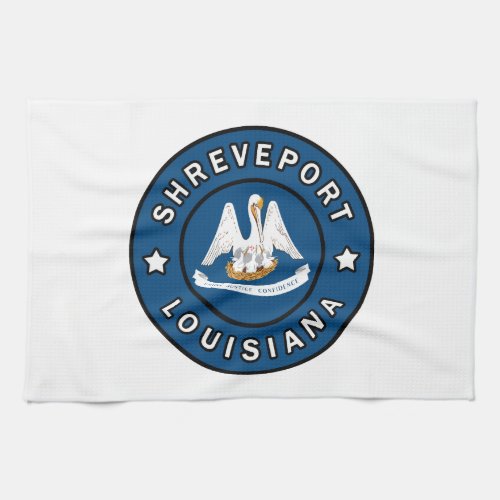 Shreveport Louisiana Kitchen Towel