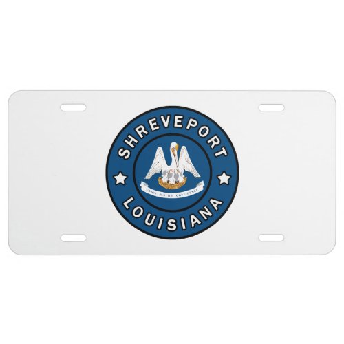 Shreveport Louisiana License Plate